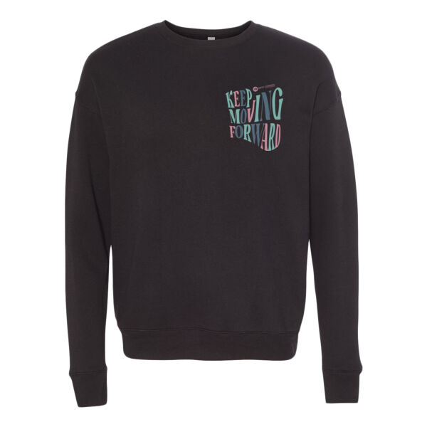Keep Moving Forward - Unisex Sponge Fleece Drop Shoulder Crewneck Sweatshirt Thumbnail
